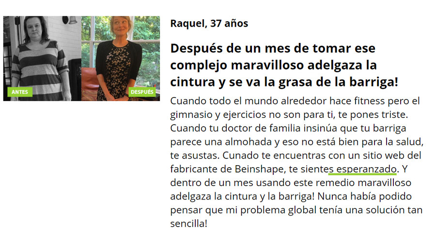 BeinShape opiniones